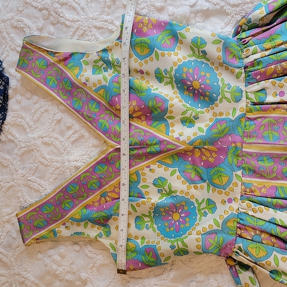 Vintage jack Marsee floral gown with shawl - Picture 10 of 14